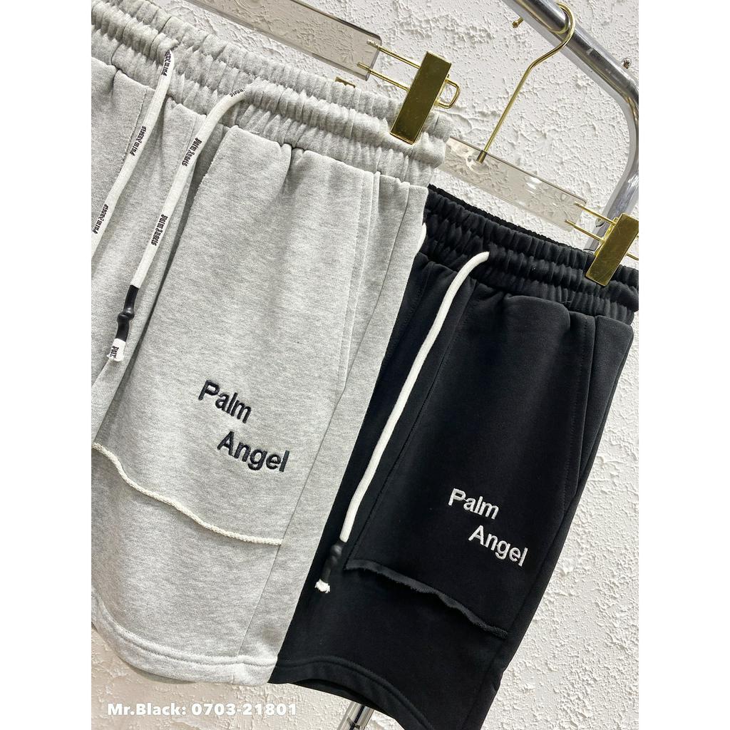 QUẦN ĐÙI SHORT NỈ PALM ANGEL HOẠ TIẾT THÊU CHUN CẠP CAO CẤP