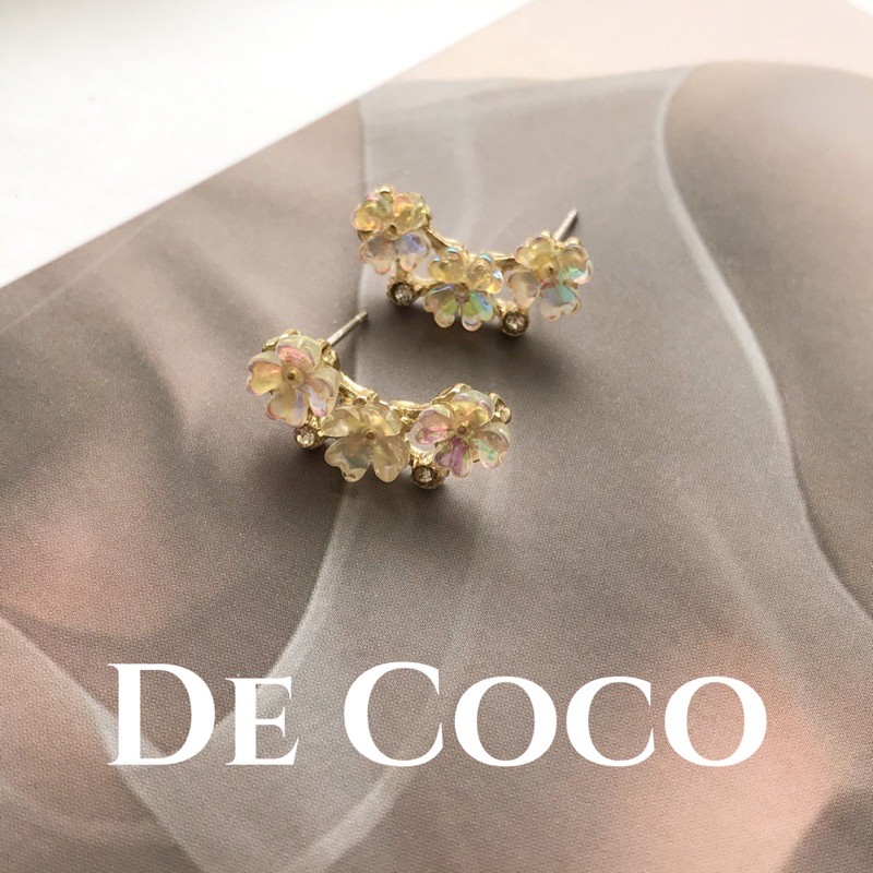Bông tai khuyên tai nữ hoa nhí De Coco decoco.accessories
