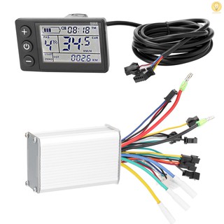 LT.D Electric Bike Controller 24V-48V/36V-60V 350W Brushless E-bike Controller with LCD Display Bicycles Motor Scooter Controller S866