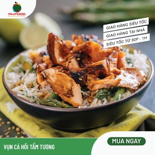 Vụn Nạc Cá Hồi Na Uy Nướng Tẩm Tương Teriyaki Ăn Liền - 1Kg - Hút Chân Không