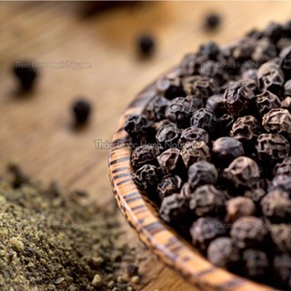 Hạt tiêu đen 100g, tiêu đen khô, nguyên hạt, cay thơm, gia vị nấu ăn, tẩm ướp, pha đồ chấm