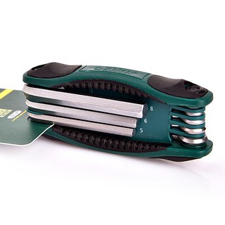 3 dòng bộ lục giác gập 8 chi tiết hệ m, in, đầu sao SATA 09121