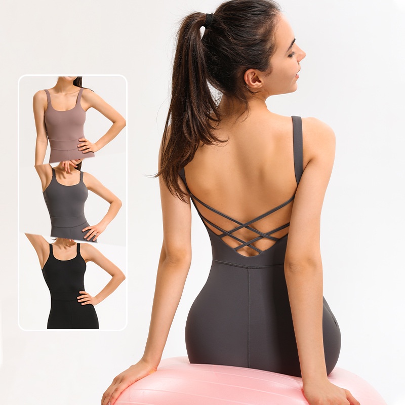 AirActive bộ jumpsuit tập Áo liền quần thiết kế một mảnh cho yoga, pilates, khiêu vũ