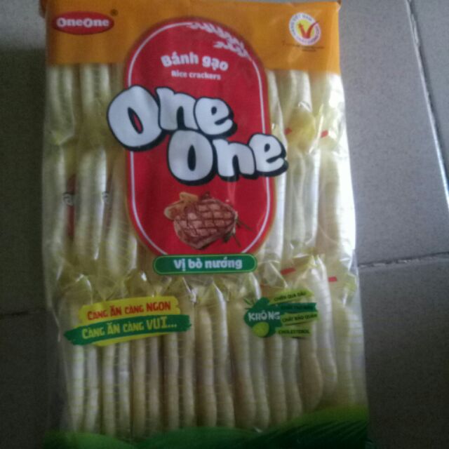 Bánh gạo vị bò nướng  One one