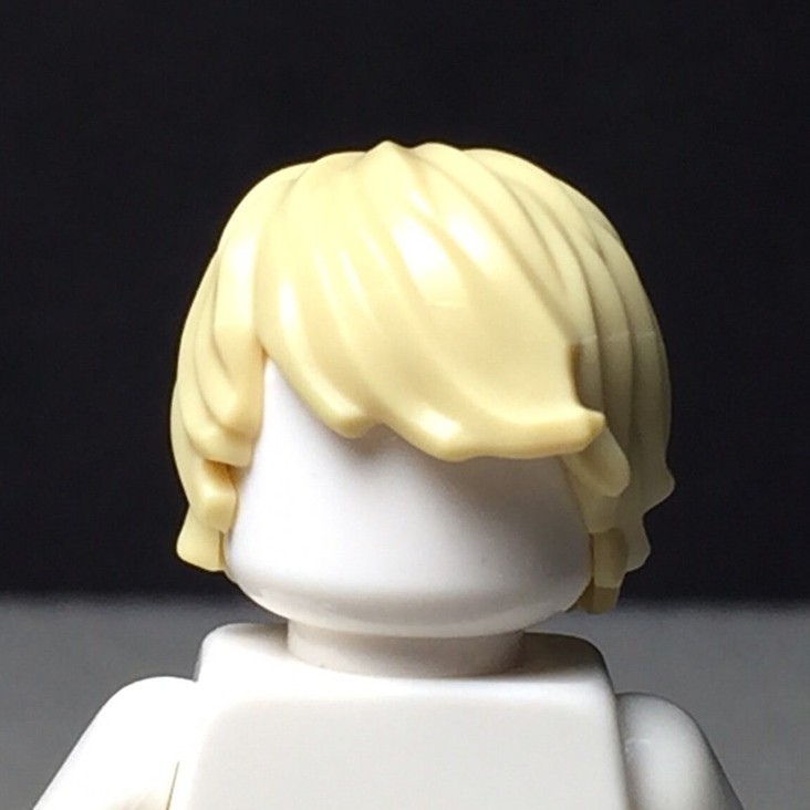 LEGO Tóc Nhân Vật LEGO Minifigures, Kích Thước: 1,36 x 1,38 x 1,4 cm,  Màu Vàng Cát ID 6093519 18226