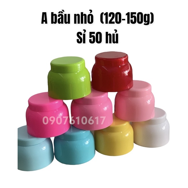 Hủ nhựa A bầu 120-150g đựng kem body