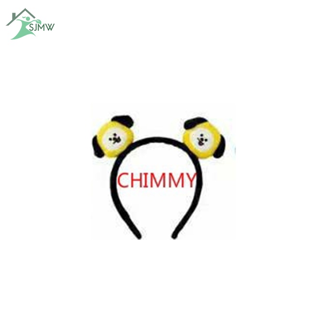 Băng Đô Cài Tóc Hình Hoạt Hình BTS 3D Dễ Thương Cho Bé