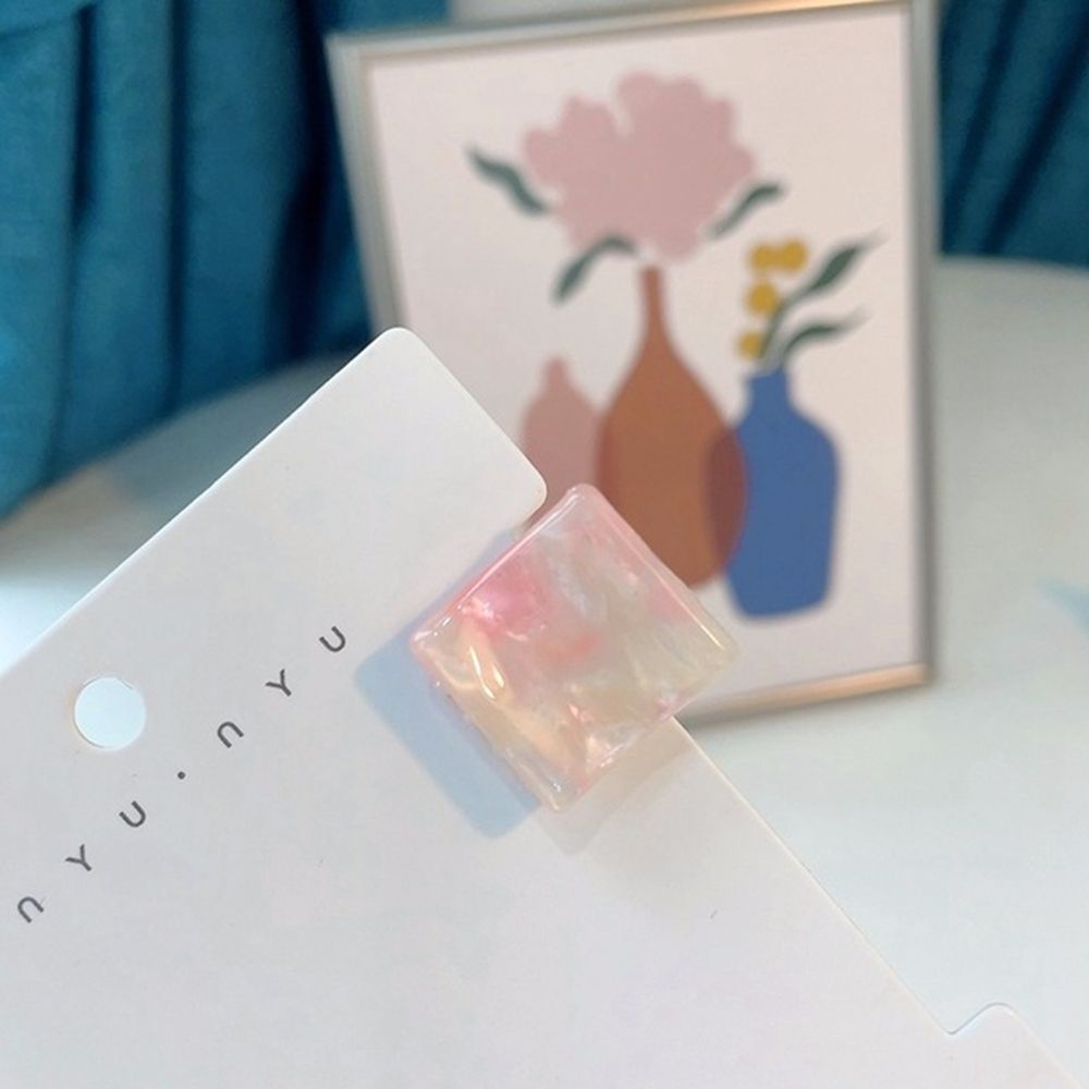 Kẹp Tóc Họa Tiết Sọc Caro Nhiều Màu Sắc Phong Cách Hàn Quốc Cho Nữ