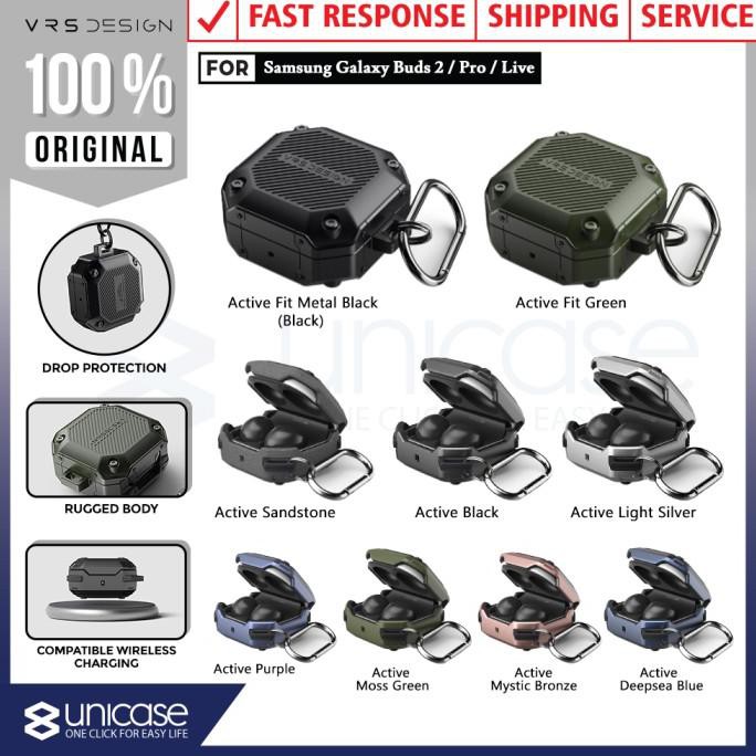 Ốp Hộp Đựng Tai Nghe Nhét Tai Màu Đen Cho Galaxy Buds Live / Pro VRS