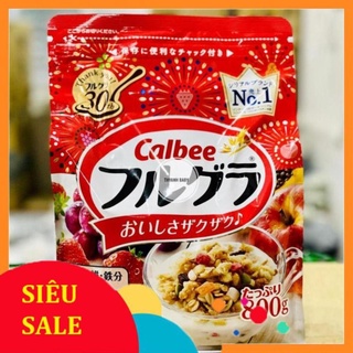 Ngũ cốc calbee, ngũ cốc hoa quả calbee 700 gr, 800gr nhật bản hagau