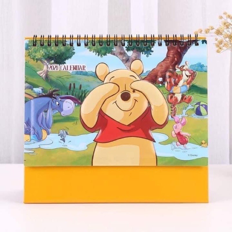 Lịch để bàn gấu Pooh 2021 ❤️