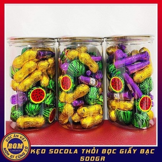 Kẹo Socola thỏi bọc giấy bạc 500gr - Góc Ăn Vặt Bom