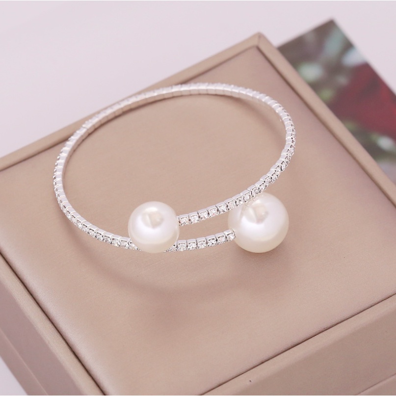 Bộ trang sức nữ ngọc trai nhân tạo 3 món cao cấp