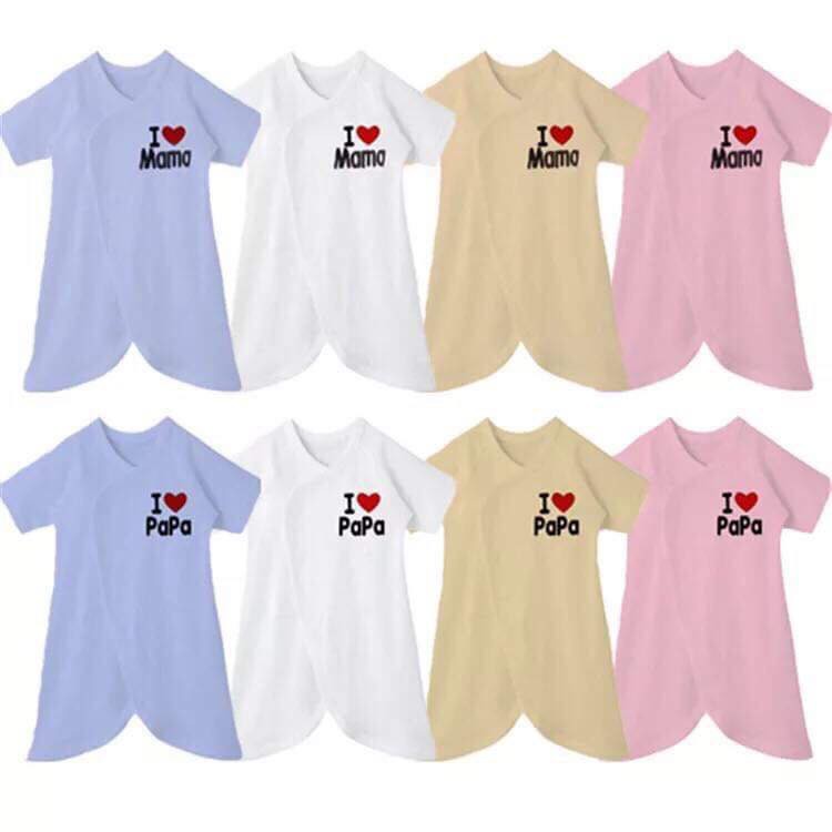 Bộ Body Cotton I Love Mama Papa Xuất Nhật