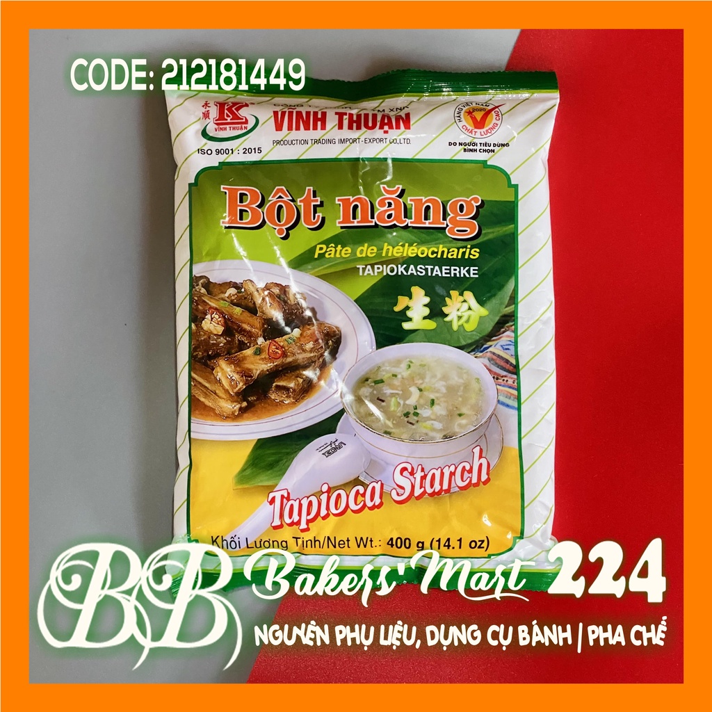 Bột NĂNG hiệu VĨNH THUẬN - 400gr