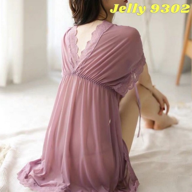 [QUÀ TẶNG] Váy Ngủ Sexy Mỏng Cổ Chữ V Thắt Nơ Cao Cấp Gợi Cảm – Đầm Ngủ Xuyên Thấu Mềm Mại, Mỏng Nhẹ Phong Cách Hàn Quốc