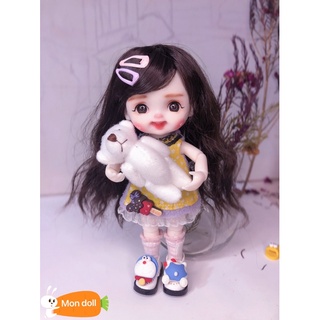Giày búp bê 1/8 gắn charm
