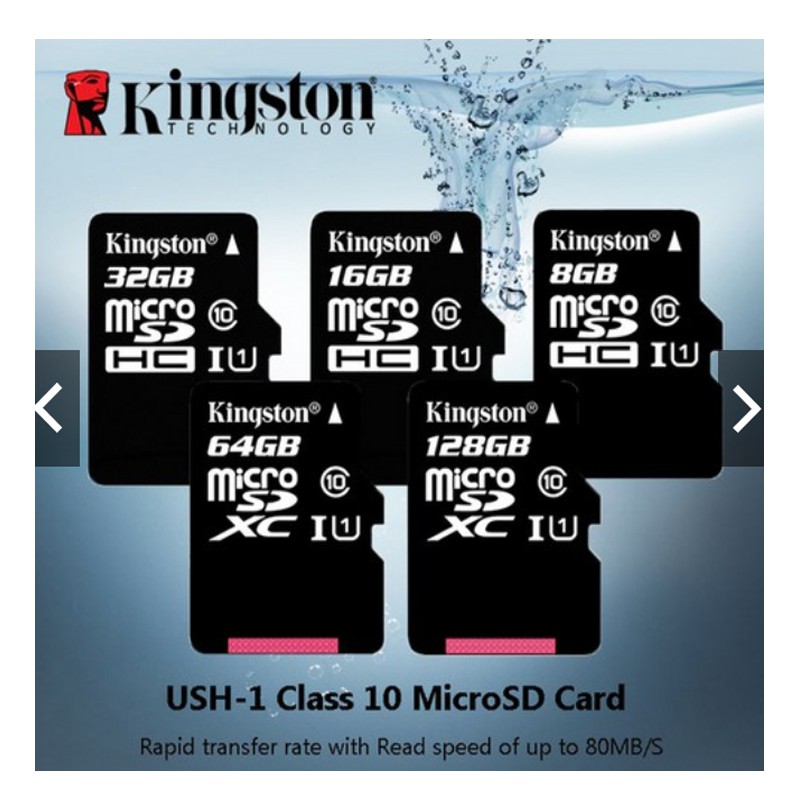 KINGSTON Thẻ Nhớ Micro Sd Class10 32gb 16gb Mini Sd Class4 8gb 16gb 32gb Cho Dash Cam