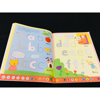 Bộ nhập - Usborne sticker book - Alphabet