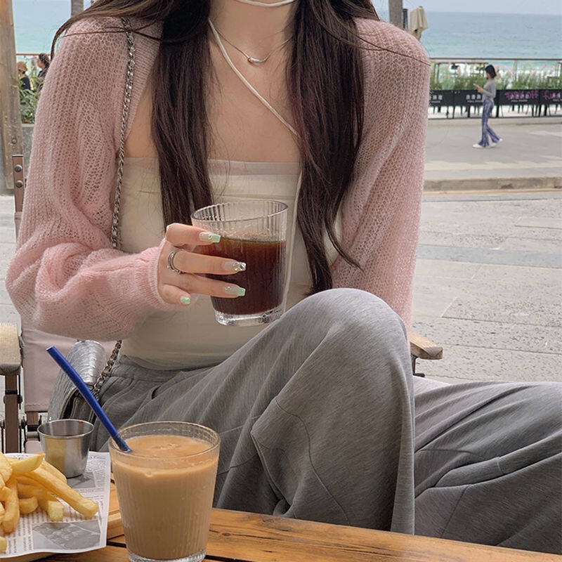 Áo sweater Chống Nắng Dài Tay Phong Cách Hàn Quốc Thời Trang 16z Với 3 Màu Lựa Chọn2022041302