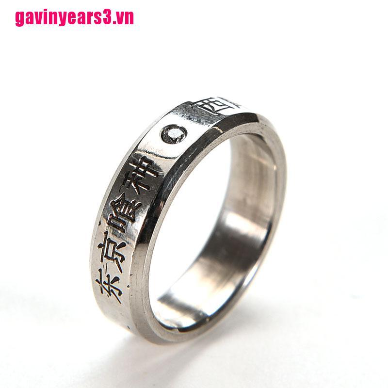 [GAV3]1pcs Cosplay Anime FOR Tokyo ghoul Ken Kaneki Titanium steel ring rings