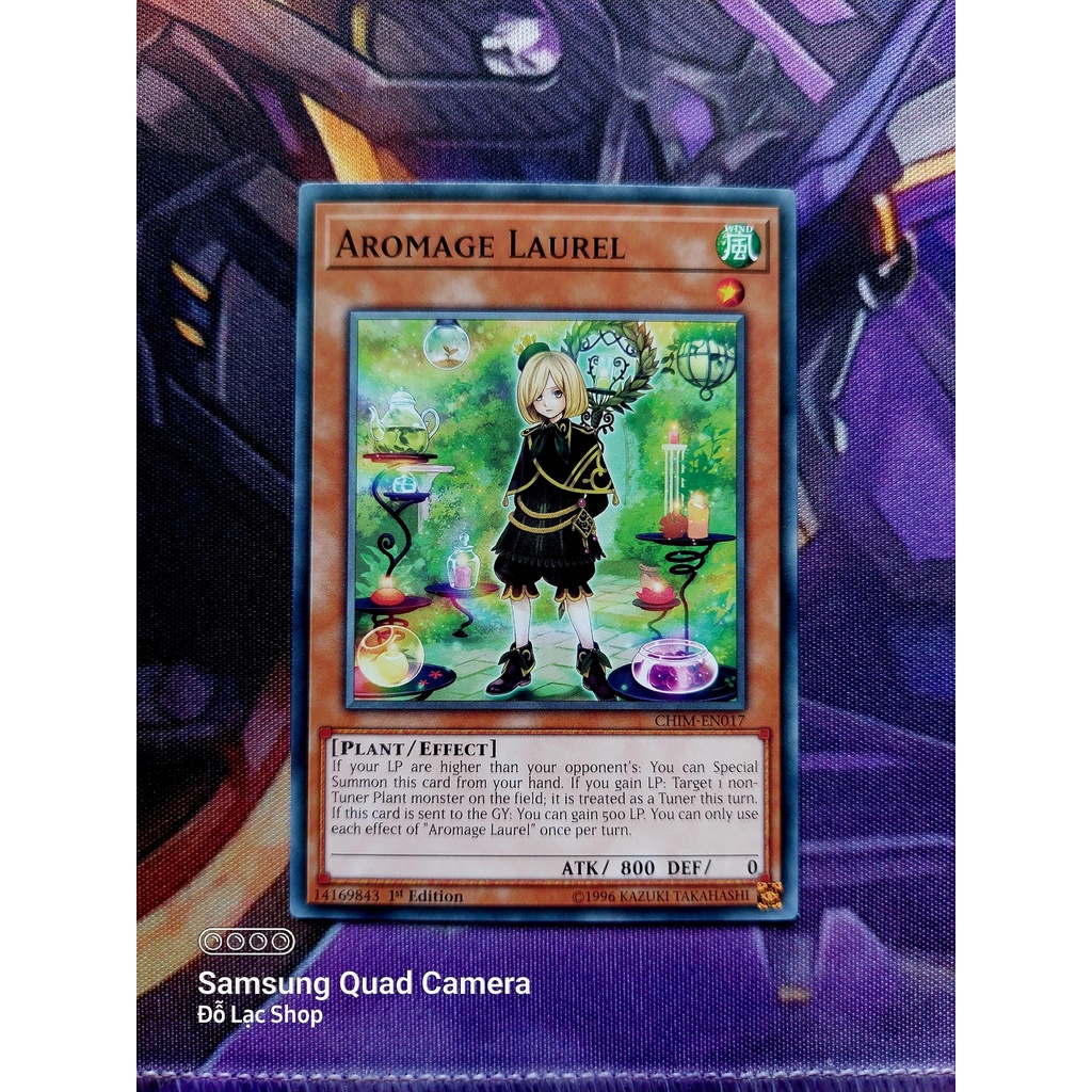 Thẻ Bài Yugioh Monster Aromage Laurel - CHIM-EN017 - Common
