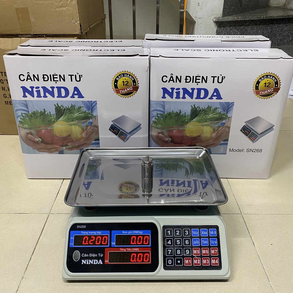 Cân điện tử  30kg, cân tính giá hoa quả thực phẩm sử dụng cho chuỗi siêu thị, cửa hàng trái cây, rau quả, thủy hải