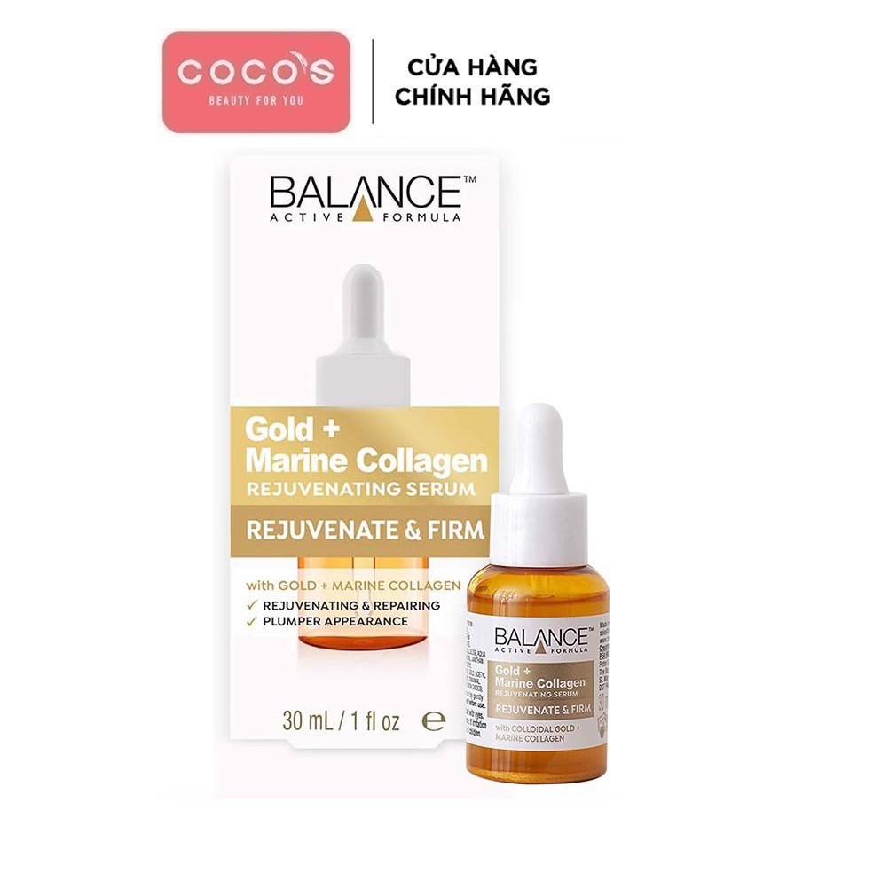 Tinh chất Dưỡng Da Balance Active Formula 30ml (VitaminC/Hyaluronic/Snake Vemon/Collagen/Dragon Blood)