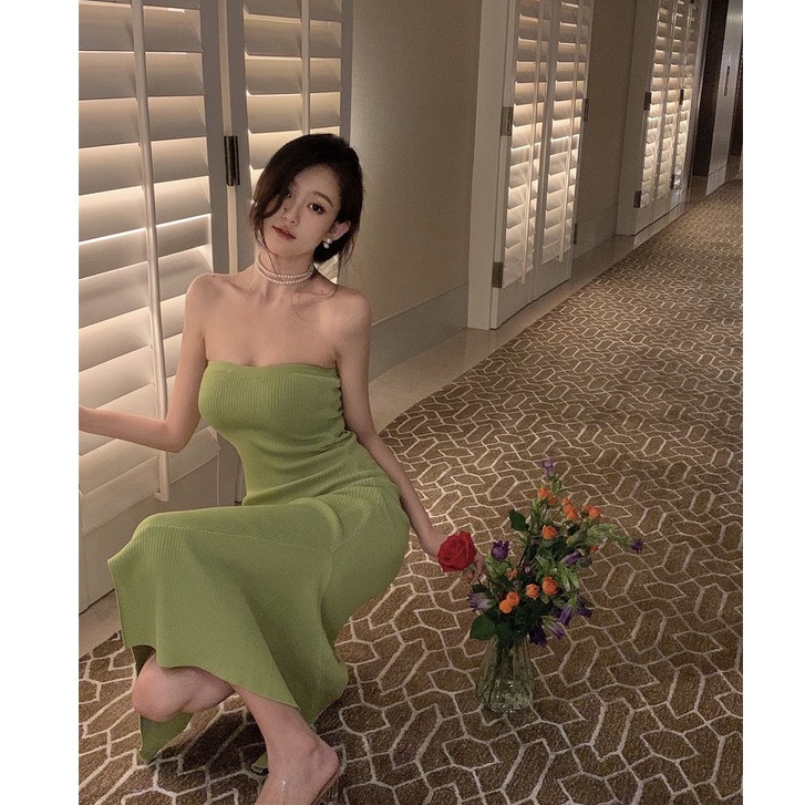 Đầm Ôm Dáng Màu Sắc Đơn Giản Dành Cho Nữ