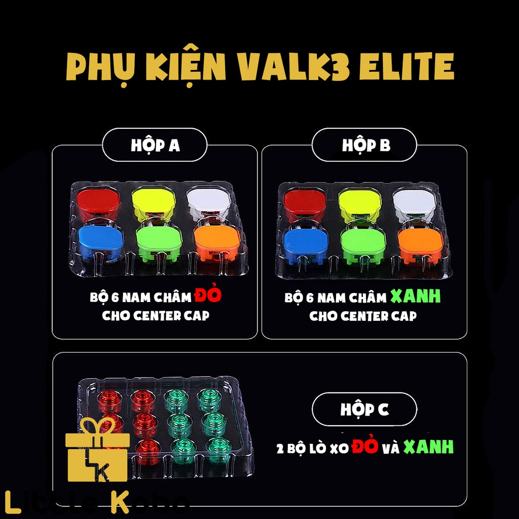 Rubik 3x3 QiYi Valk 3 Elite M Nam Châm Dòng Cao Cấp Flagship Rubik 3 Tầng