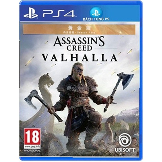 Đĩa Game PS4 Assassins Creed Valhalla