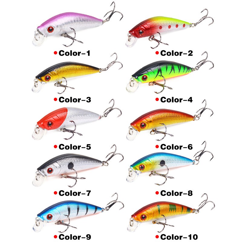 1 Mồi Câu Cá Giả Bằng Nhựa 70mm / 7.9g