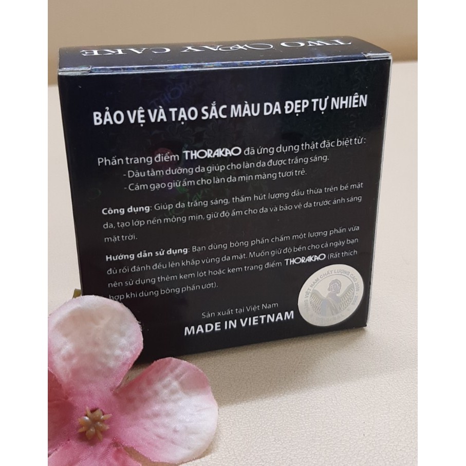 Phấn trang điểm Thorakao trắng da có nhũ 13g