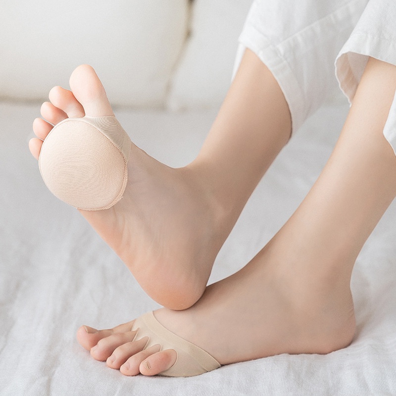 Đệm Xốp Trong Suốt Lót Ngón Chân Cắt Nửa Ngón Chân Cho Nữ