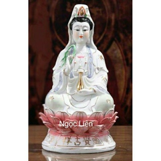 Tượng thờ Mẹ Quan Âm sứ trắng nhiều size