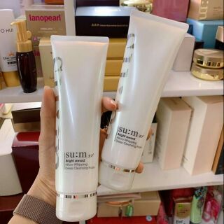 Sữa rửa mặt Sum trắng 200ml và 1 Mặt nạ ngủ Sum