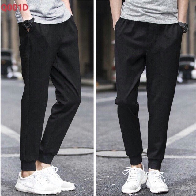 Quần jogger nam Gấu 194 TRƠN NAM - NỮ vải  dày dặn, co giãn - form slimfit | BigBuy360 - bigbuy360.vn