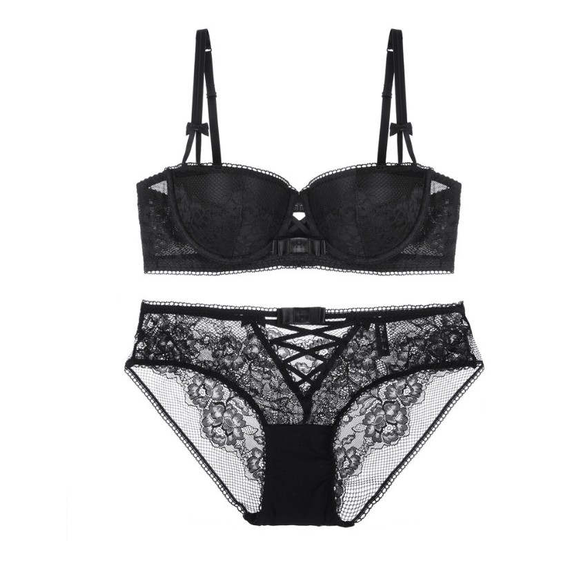 Bộ Đồ Lót Quả Ngang Có Gọng Đệm Mỏng Sang Chảnh Mới S093