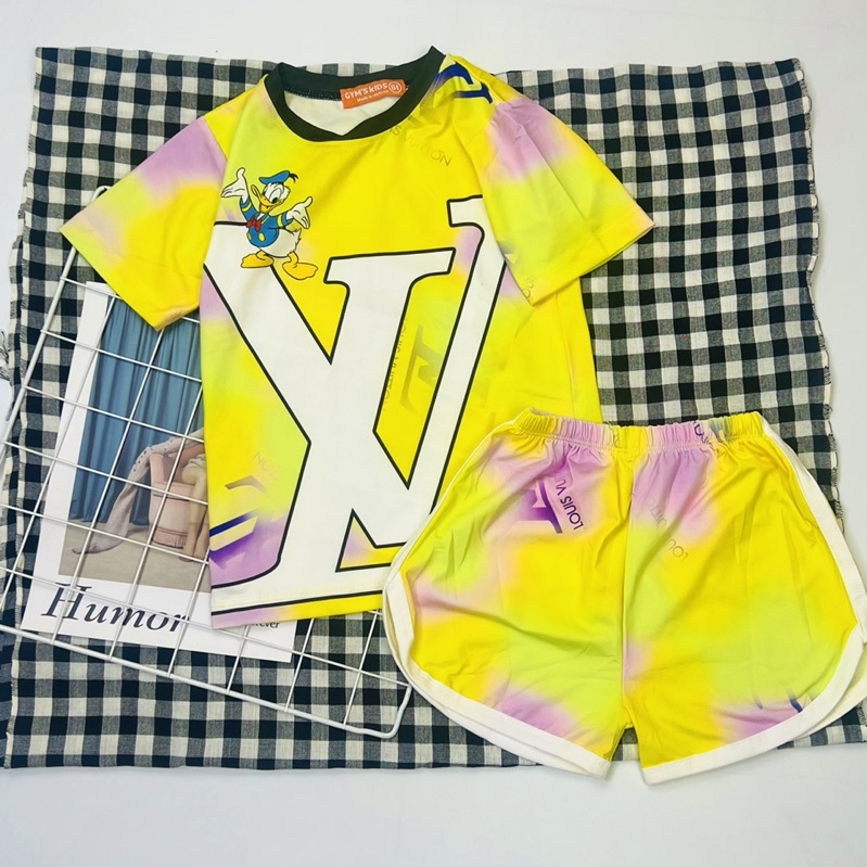 Đồ bộ bé gái, bộ thể thao bé gái vải thun lạnh 3D Jennie Kids J408