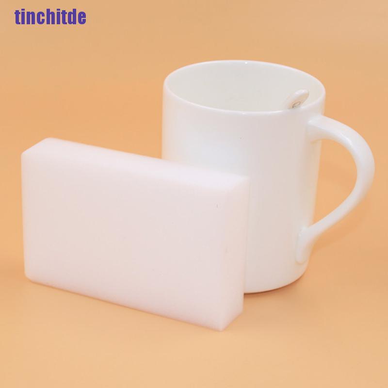 [Tinchitde] Melamine Foam Magic Sponge Eraser Cleaning Block Multi Cleaner Easily Use 1Pcs [Tin]