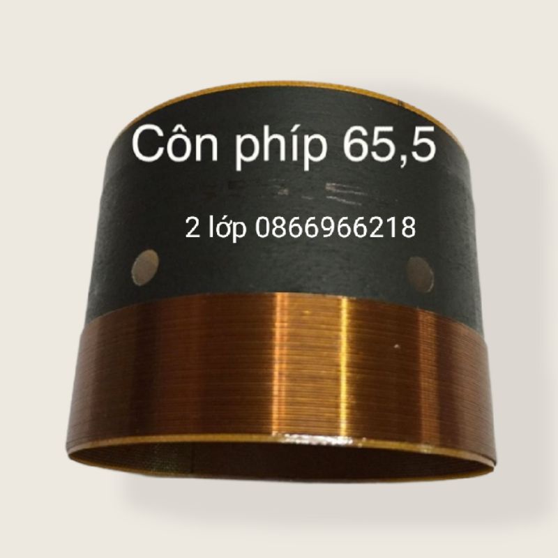Coil loa côn loa bass 65,5 2 lớp phíp chịu nhiệt.