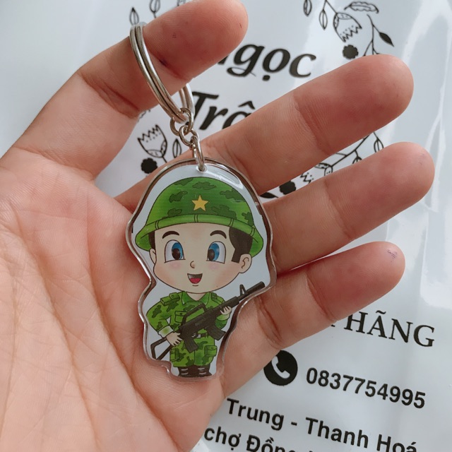 Móc khoá meka dễ thương