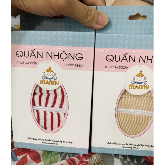 Quấn chũn thần thánh Ủ nhộng Túi ngủ cho bé Manny chính hãng