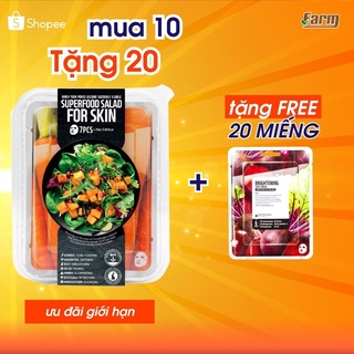 Combo 10 Miếng Mặt Nạ Salad Farmskin + Mua 1 Tặng 2