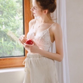 Áo Bra Ren Quây Hai Dây Sexy Gợi Cảm Cho Bạn Gái 992 nội y xanh thiết kế thoáng mát