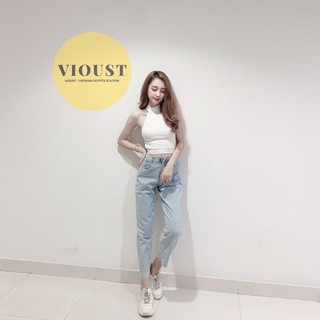 Áo Yếm Cổ Lọ Hở Lưng