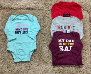 Set 4 carter xuất dư size 3M