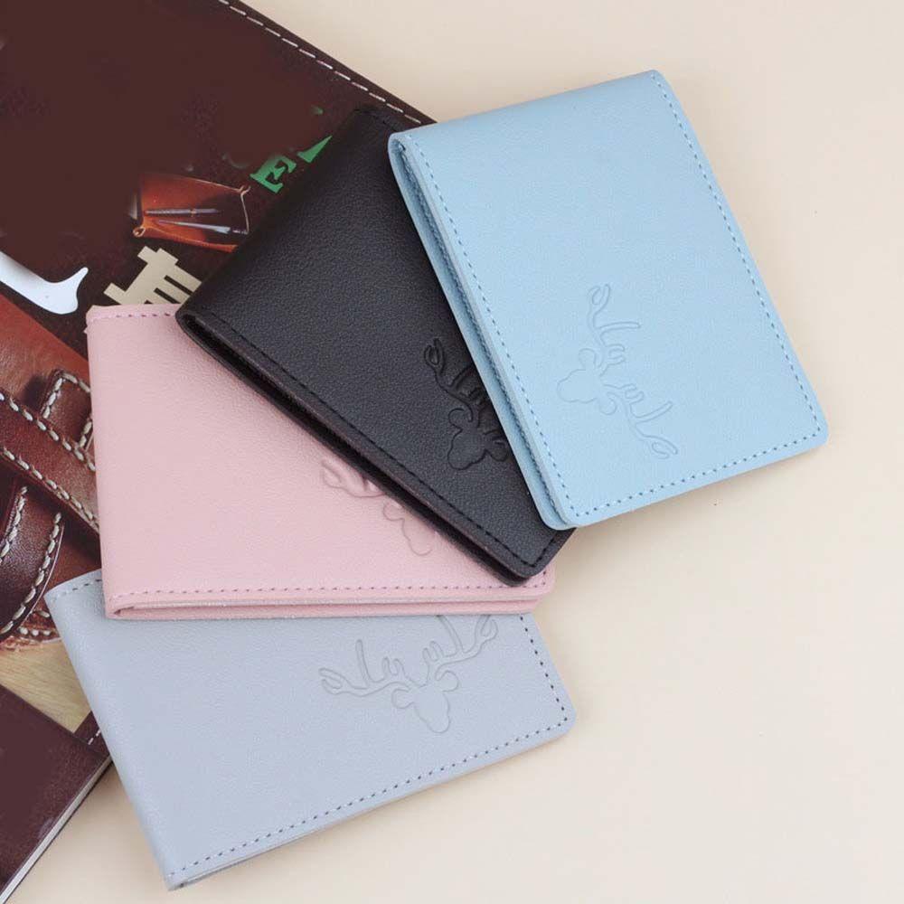 SOMEDAYZL Ví Đựng Bằng Lái Xe Siêu Mỏng Màu Kẹo Chứng Nhận Phong Cách Vintage