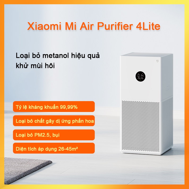 Máy lọc không khí Xiaomi Air Purifier 4 、 4Lite 、 3H - khử mùi 、diệt khuẩn - 100% chính hãng bảo hành 12 tháng