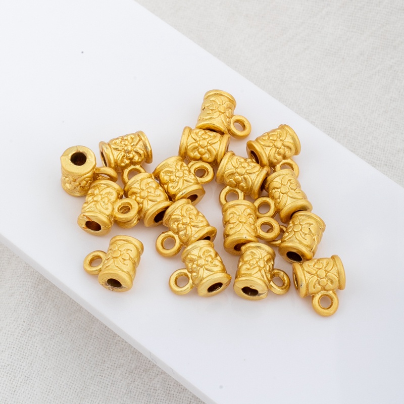 Set 10 Phụ Kiện Mặt Dây Chuyền Vòng Tay/Dây Chuyền Bằng Đồng 18K Cao Cấp
